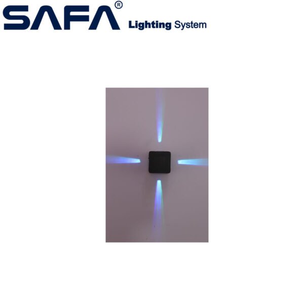 Four-way exterior LED wall luminaire 085/4