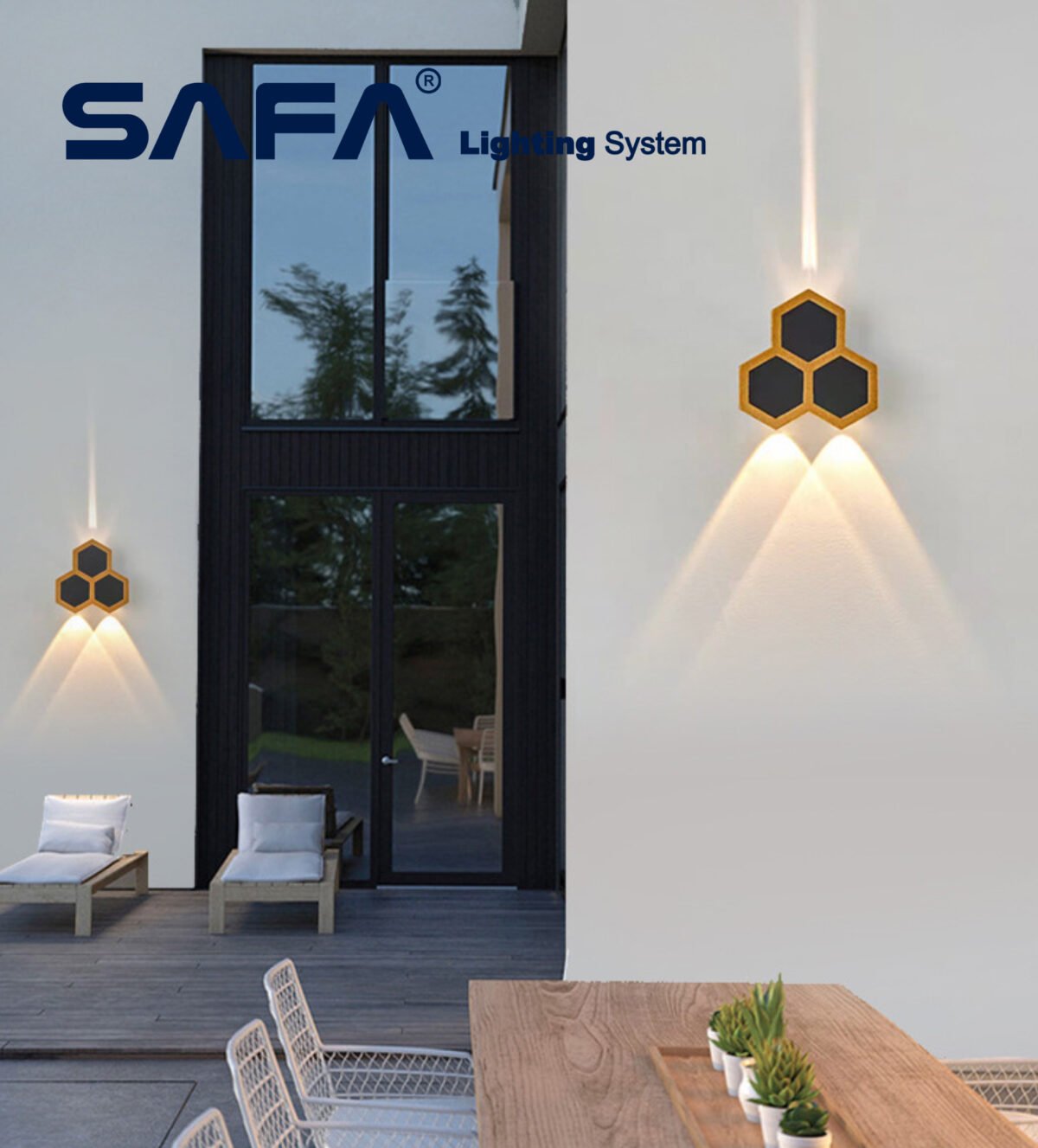 Beehive LED wall luminaire - Image 2