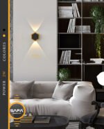 Beehive LED wall luminaire